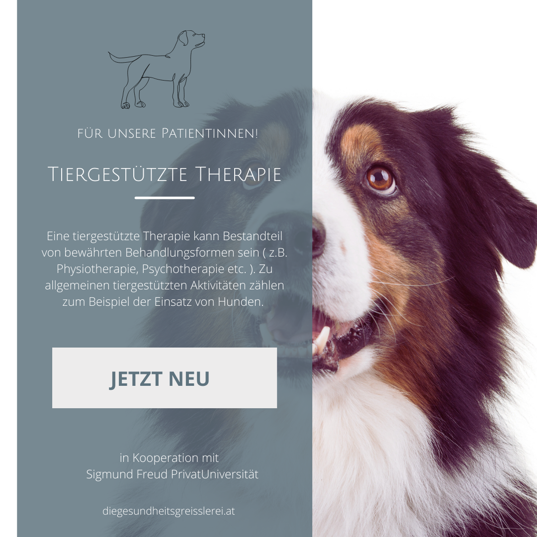 Tiergestützte Therapie - SHH - Schweizer Haus Hadersdorf